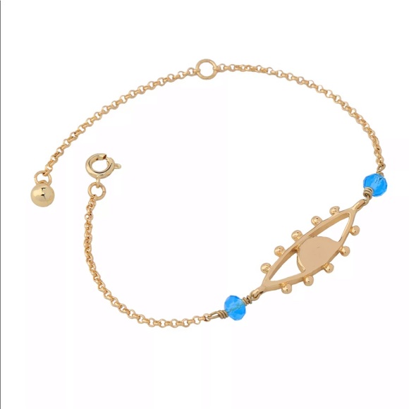 New Item✨ Crystal Blue Evil Eye Bracelet 😍✨ - Picture 6 of 7